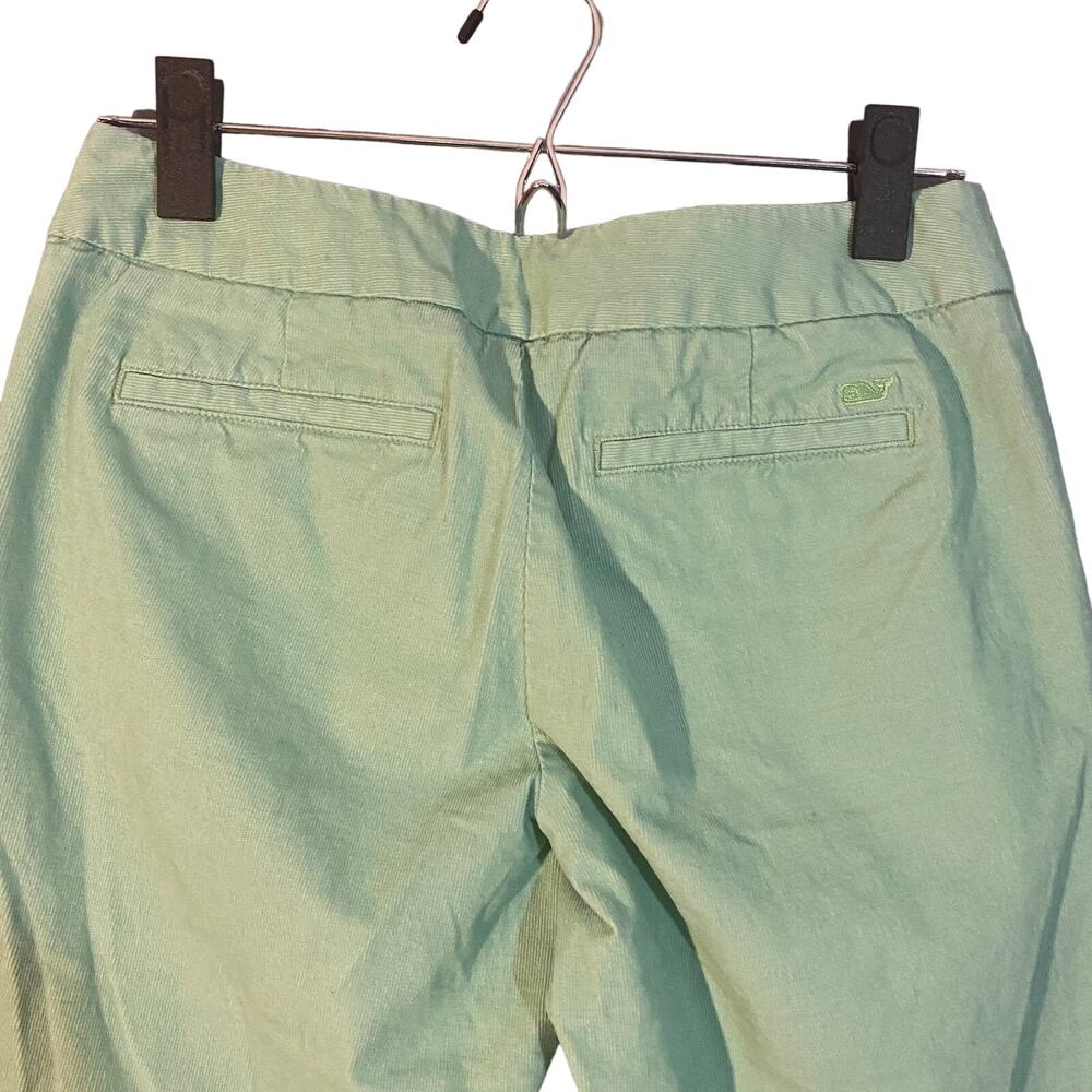 Vineyard Vines Mint Green Cotton Blend Casual Chino Pants Women Sz 0 - Picture 7 of 10